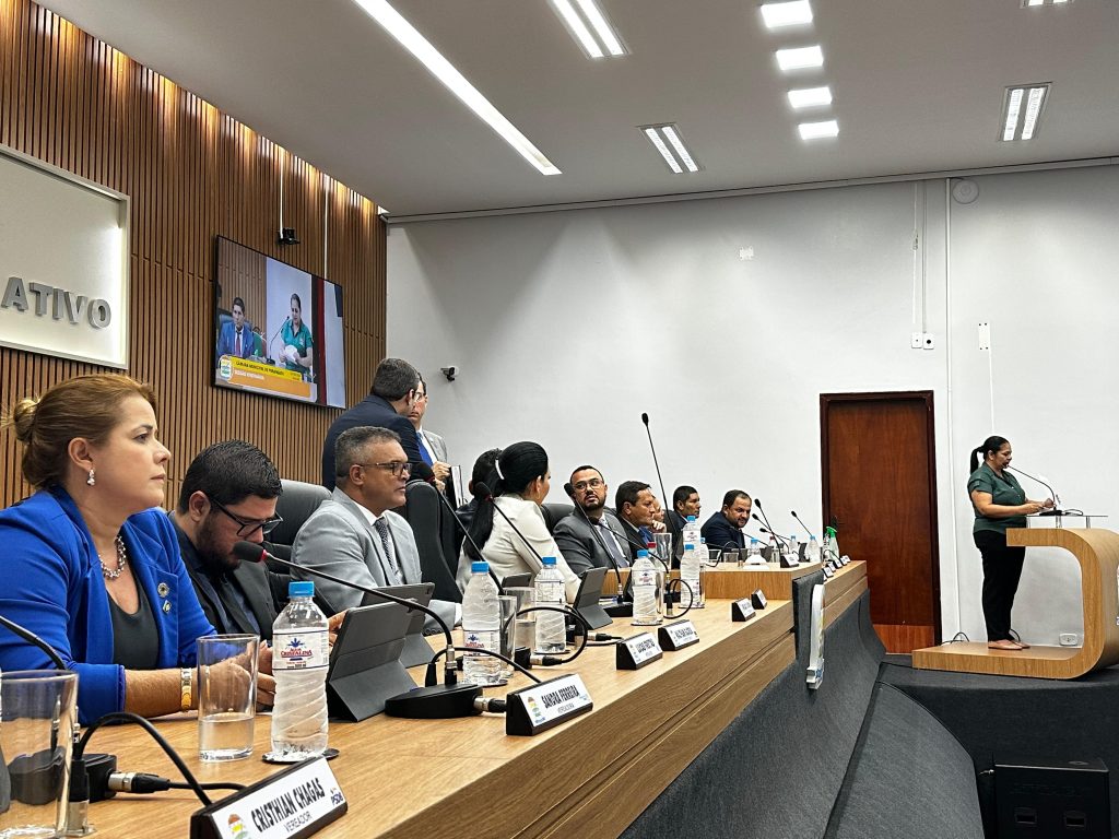 Rafael Churuman Se Pronunciam Durante Pequeno Expediente da Sessão da Câmara Municipal de Porangatu