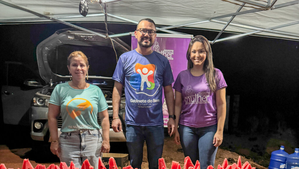 Vereador Rafael Churuman participa da Romaria de Nossa Senhora Aparecida e promove ação de apoio aos romeiros