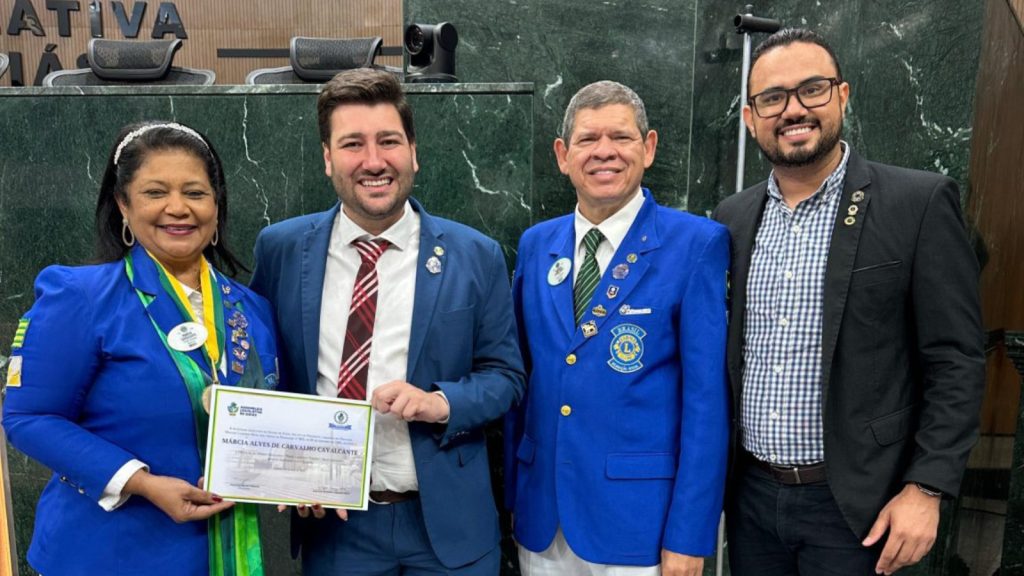 Vereador Rafael Churuman participa de Sessão Solene na ALEGO em reconhecimento ao trabalho dos Lions Clubes